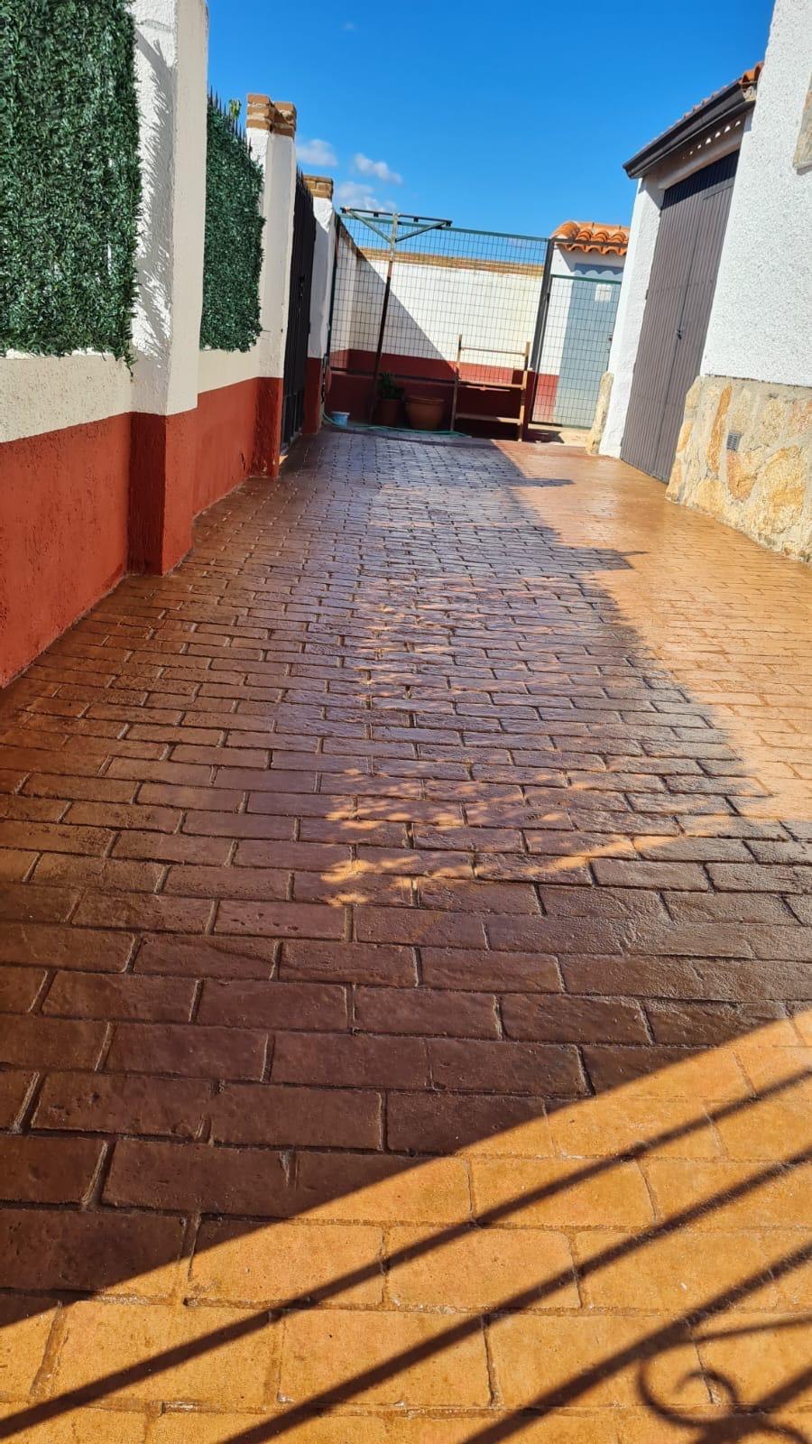 Lucrare beton amprentat FACBETON