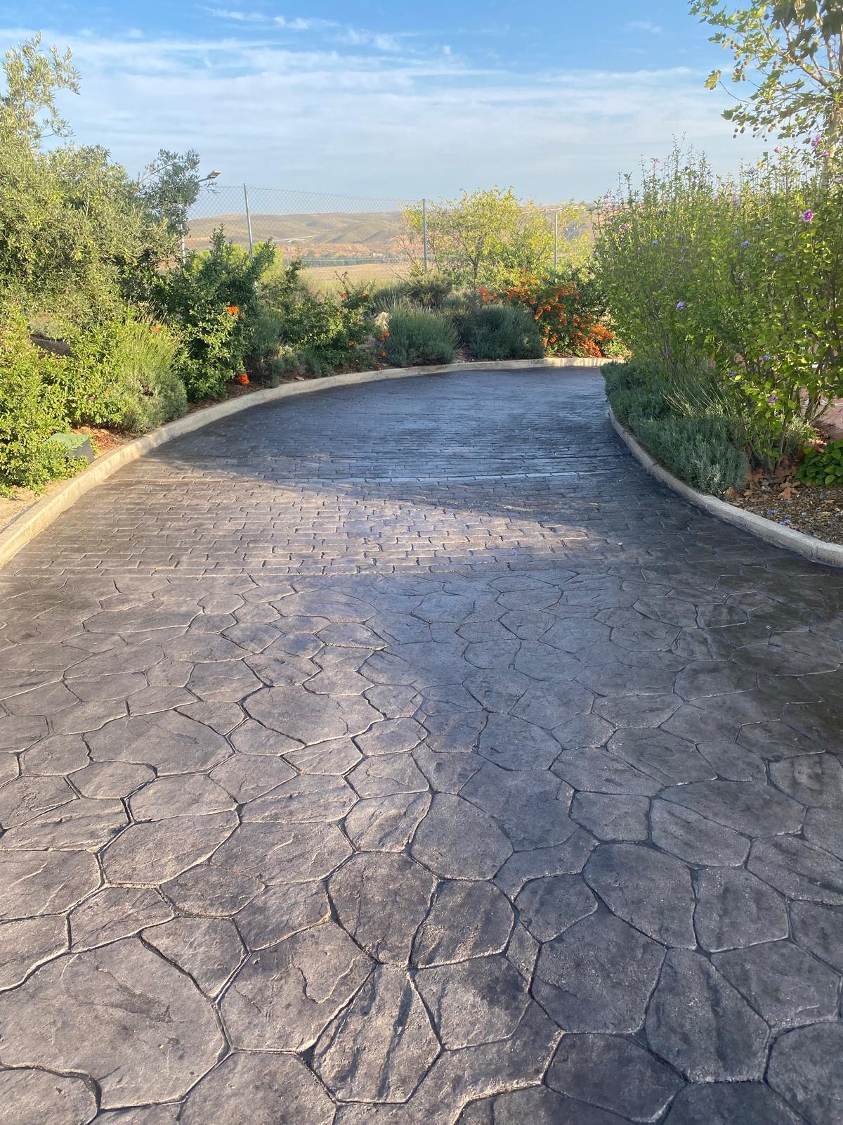 Lucrare beton amprentat