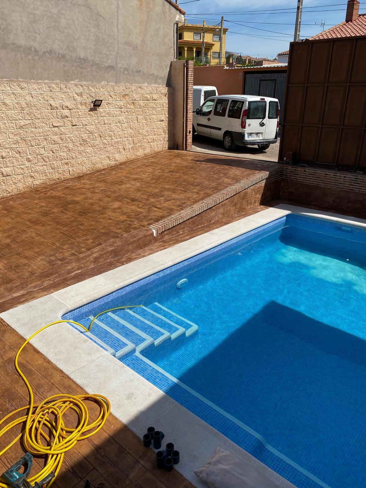 Lucrare beton amprentat FACBETON